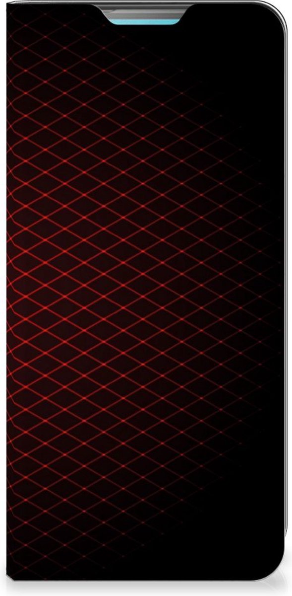 Samsung Galaxy A53 Hoesje met Magneet Geruit Rood