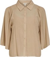 Object Blouse Objlinn 3/4 Top 120 23038453 Cornstalk Dames Maat - W36