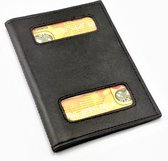 Donkerbruin Leren Cover-Houder voor Passport - ID-kaart - Kaarten