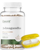 OstroVit - Superfoods - Ashwagandha 700mg - Vegan - 60 Capsules OstroVit + Pill Box