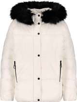 GERRY WEBER Dames Gewatteerde jas met details in laklook