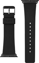 LAUT Active Siliconen Bandje Geschikt voor Apple Watch Series 3 (38mm) - Onyx Black