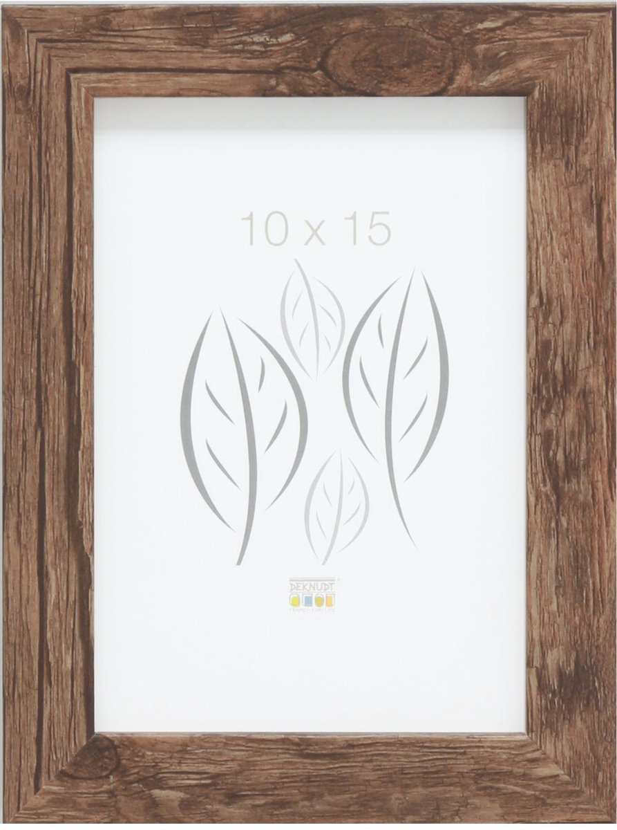 Deknudt Frames fotolijst S45RH3 - bruin - hout - 10x15 cm