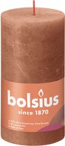 Bolsius Rustiek stompkaars 130/68 - Rusty Pink