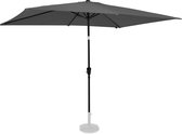 VONROC Premium Parasol Rapallo 200x300cm – Kantelbaar – UV werend UPF 50+ doek - Grijs – Incl. duurzame beschermhoes
