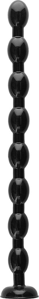Ass Snake Beaded Dildo - 50 cm - Black