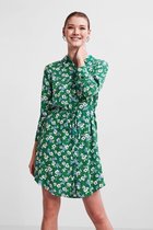 Pieces Jurk Pcvatilda Ls Shirt Dress Bc 17124373 Shady Glade/with Flower Dames Maat - S