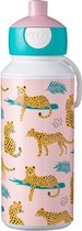 Mepal drinkfles pop-up campus 400 ml - leopard