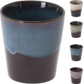 Beker 200ml aardewerk 4 assorti kleur