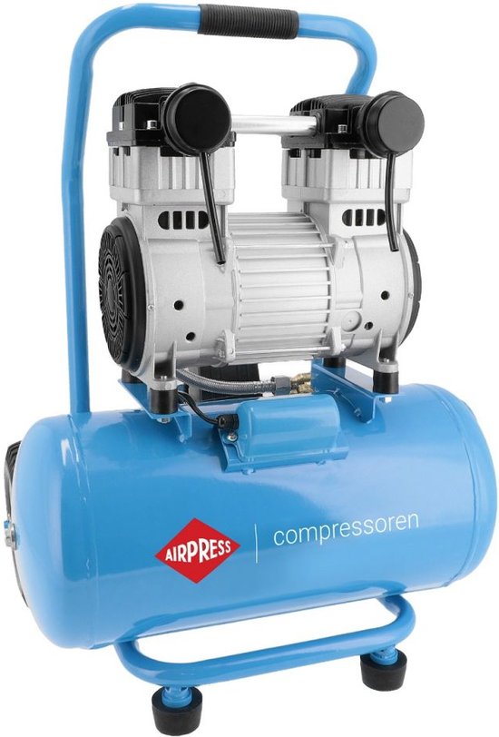 Stille olievrije compressor LMO 25-250 | 8 bar | 2 pk/1.5 kW 150 l/min 24 l  | bol.com