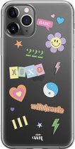 xoxo Wildhearts case voor iPhone 12 Pro Max - Wildhearts Icons Colors - xoxo Wildhearts Transparant Case