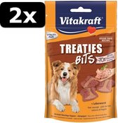 2x VITA TREATIES BITS LEVERWORST 120GR