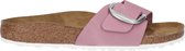 Birkenstock Madrid Nubuck Leather Big Buckle roze narrow sandalen dames (1022055)