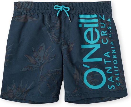 O'Neill Zwembroek Boys CALI FLORAL SHORTS Blue Ao 5 Zwembroek 116 - Blue Ao 5 50% Gerecycled Polyester (Repreve), 50% Polyester