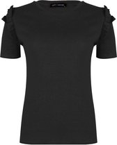 Lofty Manner T-shirt Top Annelie Black Dames Maat - M