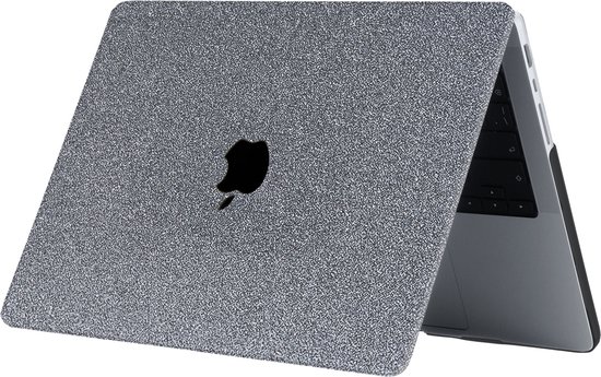 Lunso - pochette de protection - MacBook Pro 16 pouces (2021) - Argent Glitter