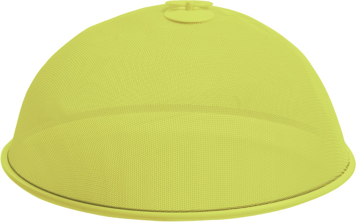 Cosy @ Home - Metalen vliegenkap/voedselkap - groen - rond - D35 x H16 cm - Afdek kappen