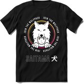 Join The Wolfpack T-Shirt | Saitama Inu Wolfpack Crypto Ethereum kleding Kado Heren / Dames | Perfect Cryptocurrency Munt Cadeau Shirt Maat 3XL