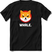 Shiba inu whale T-Shirt | Crypto ethereum kleding Kado Heren / Dames | Perfect cryptocurrency munt Cadeau shirt Maat XL