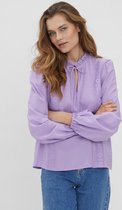 Vero Moda Blouse Vmidda L/s Top Wvn Ga 10259985 Lavendula Dames Maat - L