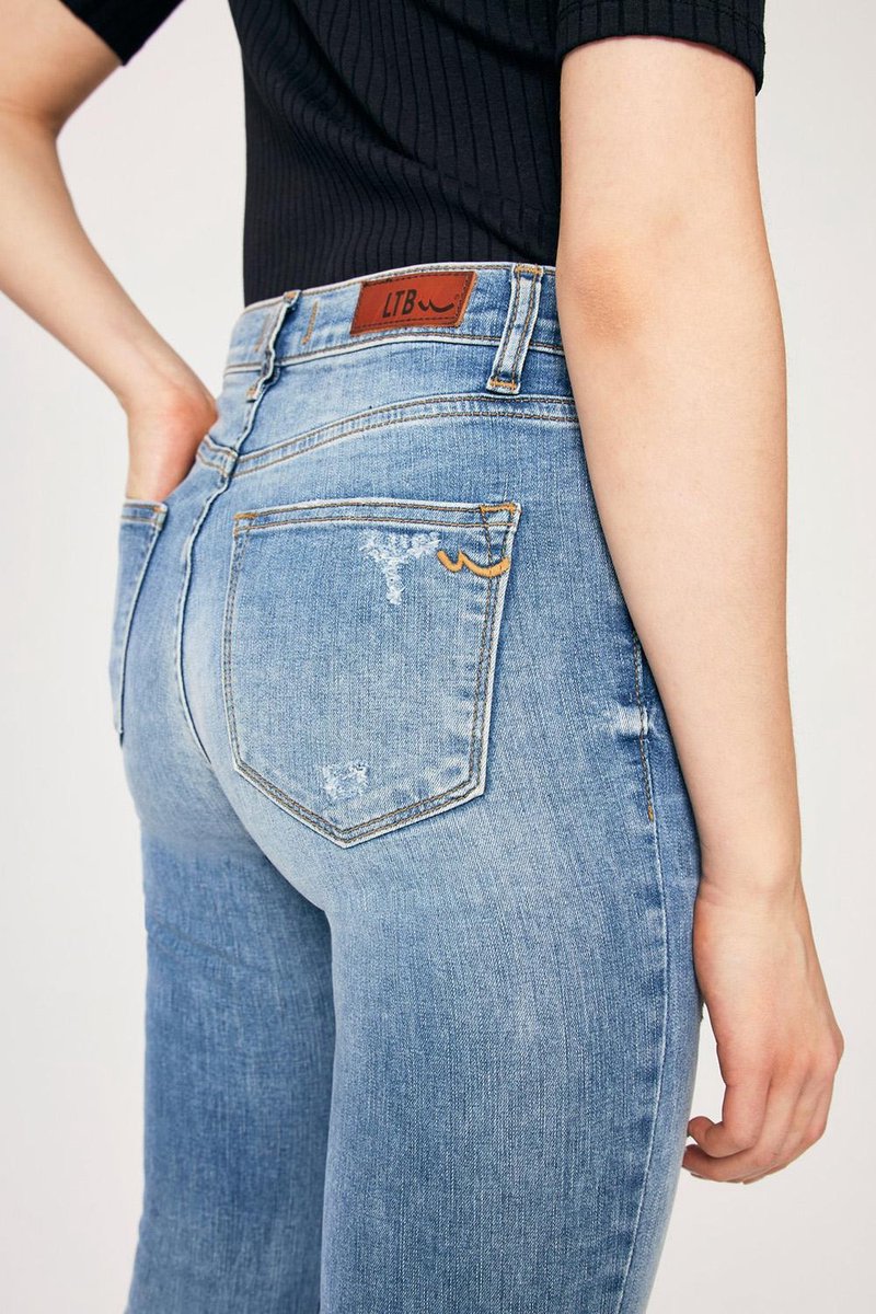 LTB - Amy X - Dames Skinny Jeans - Lelia Wash | bol.com