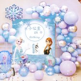 44 delig verjaardagset - Thema: Disney Frozen - Versiering voor feestjes, verjaardag