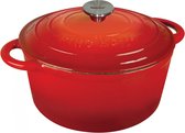 Bol.com Kinghoff 1614 - gietijzeren braadpan - Ø21 cm - 2.4L - rood - emaille aanbieding