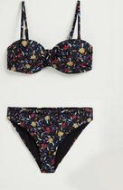 WE Fashion Dames bikinitop met dessin