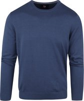 Suitable - Trui O-Hals Blauw - Maat XXL - Regular-fit