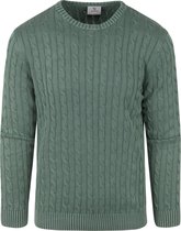 Suitable - Prestige Pullover Finn Groen - Maat L - Modern-fit