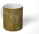 Mok - Goud - Glitter - Structuur - 350 ML - Beker - Uitdeelcadeautjes