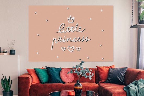 Toile Peinture Citations - Petits Princes - Proverbes - Enfants - Kids - Bébé - Meiden - 150x100 cm - Décoration murale