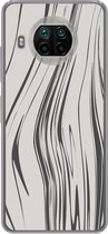 Telefoonhoesje Geschikt voor Xiaomi Mi 10T Lite 5G hoesje - Marmer print - Grijs - Lijn - Siliconen Telefoonhoesje