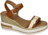 Nero Giardini -Dames -  cognac/caramel - sandalen - maat 41