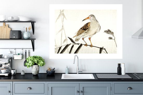 Stickers muraux - Film autocollant - Vogel - Branche - Scandinave - Japonais - 120x90 cm - Film adhésif - Stickers muraux chambre enfant - Papier peint autocollant - Papier peint autocollant - Film autocollant