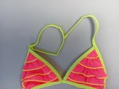 Meisjes bikini- Lentiggini- maat 164- roze geel