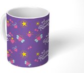Mok - Koffiemok - Prinses - Patronen - Kroon - Quotes - Mokken - 350 ML - Beker - Koffiemokken - Theemok