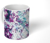Mok - Marmer print - Luxe - Design - Mokken - 350 ML - Beker - Uitdeelcadeautjes