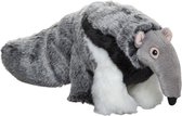 Pluche grijze miereneter knuffel 40 cm - Miereneters dieren knuffels - Speelgoed voor kinderen