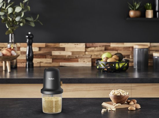 Tefal Respect Hakmolen - 500 ml - Zwart - Compact - Geschikt voor Groenten, Noten en Kruiden van Tefal — afbeelding 2