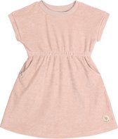 Lässig jurkje terry badstof - powder pink, 98/104 2-4 jaar