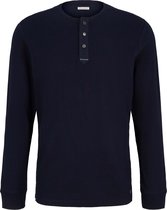 Tom Tailor Lange mouw T-shirt - 1030051 Blauw (Maat: L)