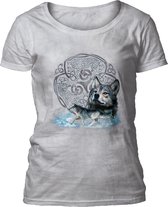 Ladies T-shirt Celtic Wolf Refresh White XXL