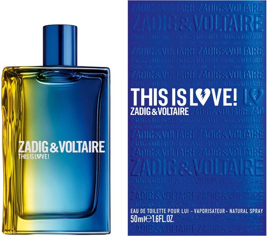Zadig & Voltaire - This is Love for him - Eau de toilette - 100 ml - Parfum  homme | bol