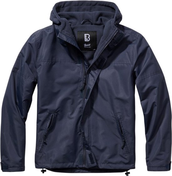 Brandit - Frontzip Windbreaker jacket - S - Blauw