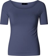 YESTA Jayla Essential Jersey Shirt - Indigo - maat 1(48)