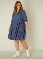 YESTA Jelisa Jurk - Indigo - maat 5(58/60)