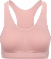 Microfiber sportbeha - Racerback - Uitneembare cups - Roze - Maat L