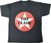 The Clash Kinder Tshirt -Kids tm 10 jaar- Classic Star Zwart