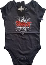 Slipknot Baby romper -6-9 maanden- Star Logo Zwart